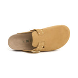 Zueco Palermo Glam Miel Amarillo Mujer