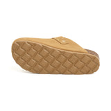 Zueco Palermo Glam Miel Amarillo Mujer