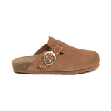 Zueco Palermo Glam Cuero Mujer