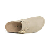 Zueco Palermo Glam Ecru Kaki Mujer