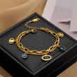 Pulsera de moda simple y sin color