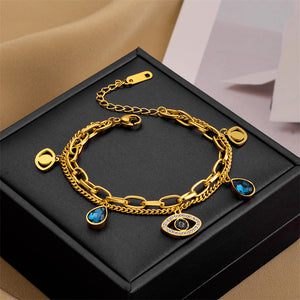 Pulsera de moda simple y sin color