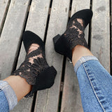 JOLIE™ - Botines elegantes de encaje con tacón