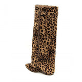 JOLIE™ - Botas de ante con estampado de leopardo