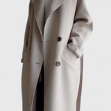 Clara | Long Wool Blend Coat