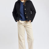Alexandra | Quilted cotton velour jacket