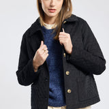 Alexandra | Quilted cotton velour jacket