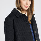 Alexandra | Quilted cotton velour jacket