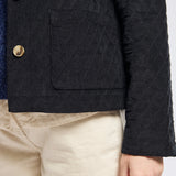 Alexandra | Quilted cotton velour jacket