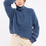 Inés | Trucker sweater - alpaca and wool