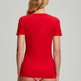 Mercedes | Camiseta lisa - algodón ligero procedente de la agricultura biológica