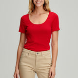 Mercedes | Camiseta lisa - algodón ligero procedente de la agricultura biológica