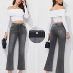 Olga Pantalón recto con faja integrada vista lateral