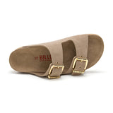 Sandalia Malibú de plataforma color arena beige para mujer