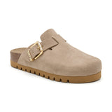 Zueco Dallas Plataforma Arena Beige Mujer