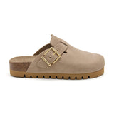 Zueco Dallas Plataforma Arena Beige Mujer
