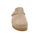 Zueco Dallas Plataforma Arena Beige Mujer