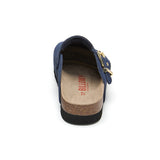 Zueco Dallas Plataforma Oceano Azul Mujer