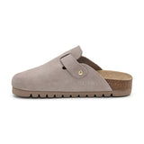 Zueco Dallas Plataforma Taupe Marron Mujer