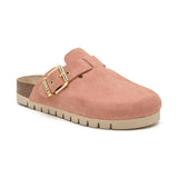 Zueco Dallas Plataforma Taupe Marron Mujer