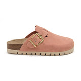 Zueco Dallas Plataforma Taupe Marron Mujer
