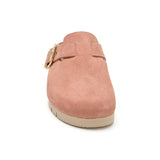 Zueco Dallas Plataforma Taupe Marron Mujer