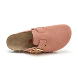 Zueco Dallas Plataforma Taupe Marron Mujer