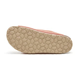 Sandalia Malibú de piel color salmón para mujer