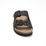 Sandalia Malibú Cobre/Negro para Mujer