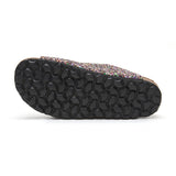 Sandalia Malibú multicolor negra para mujer