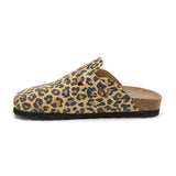 Zueco Dallas Leopardo Marron Mujer