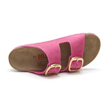Sandalia Malibú Natural Magenta Fucsia para Mujer