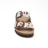 Sandalia Malibú Pony Beige para Mujer