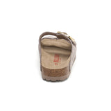 Sandalia Malibú Icon color topo marrón para mujer