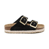 Sandalia Venice negra para mujer