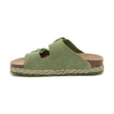 Sandalia Venice Verde Bosque para Mujer