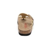 Sandalia Dakota de Leopardo Marrón para Mujer