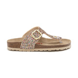 Sandalia Dakota dorada para mujer