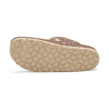 Sandalia Dakota dorada para mujer