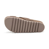 Sandalia Golden Bay de piel marrón para mujer