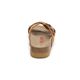 Sandalia Golden Bay de cuero para mujer