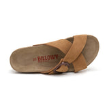 Sandalia Golden Bay de cuero para mujer