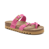 Sandalia Nashville magenta para mujer