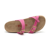Sandalia Nashville magenta para mujer