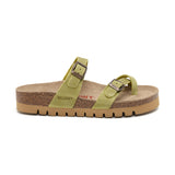 Sandalia Nashville verde para mujer