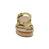 Sandalia Nashville verde para mujer