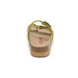 Sandalia Nashville verde para mujer