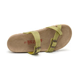 Sandalia Nashville verde para mujer