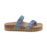 Sandalia Nashville tejana azul para mujer