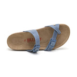 Sandalia Nashville tejana azul para mujer